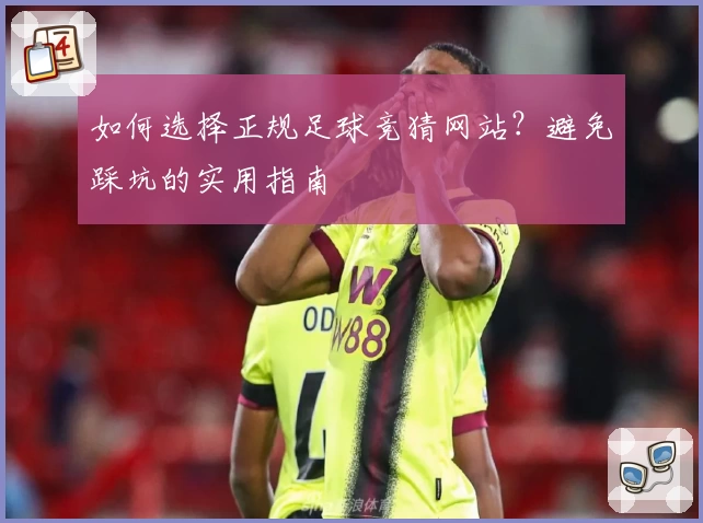 如何选择正规足球竞猜网站?避免踩坑的实用指南